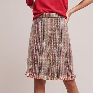 Anthropologie Tweed Skirt